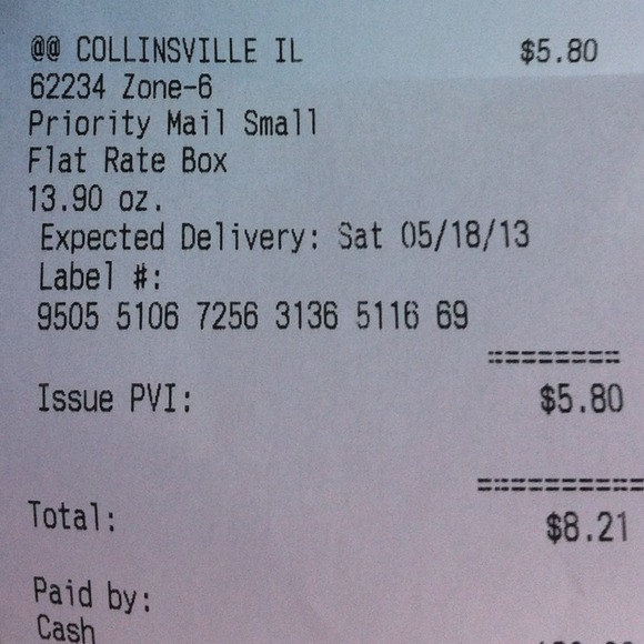 Proof of receipt - Picture 2 of 2