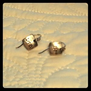 "Let it be" dangle earrings