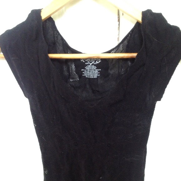 RESERVED Free people intimate lace black shirt