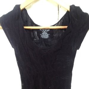 RESERVED Free people intimate lace black shirt