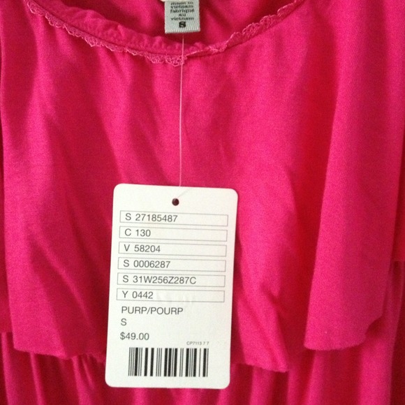 ❌Sold❌Strapless Ruffled Mini dress - Picture 2 of 3