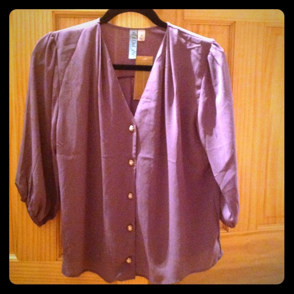 Dusty lavender blouse