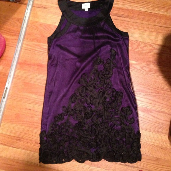 Purple & Black dress
