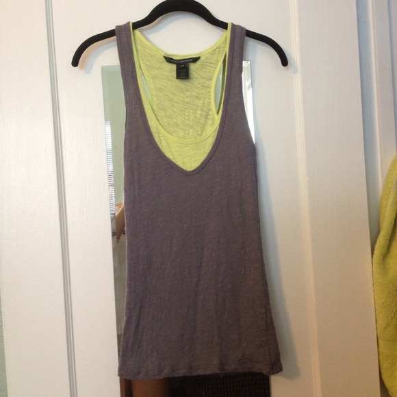 SOLD💕Yellow and Grey Tank😊