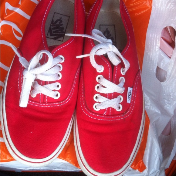 Red Classic Vans