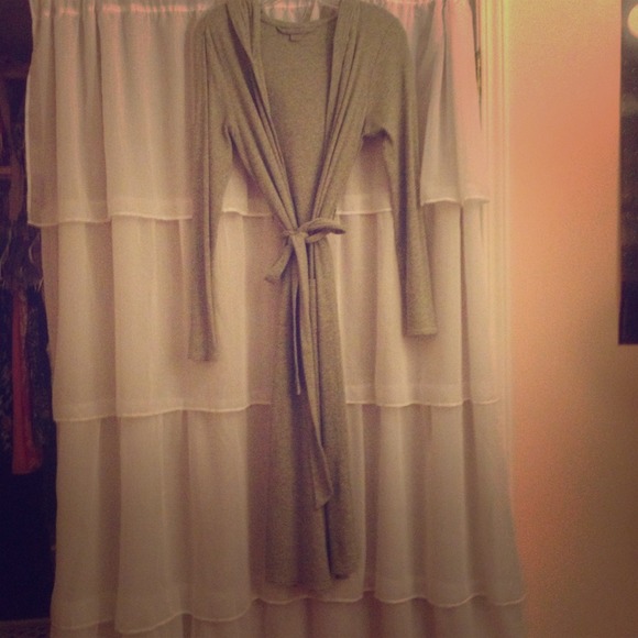 Victoria's Secret Grey Cotton Robe