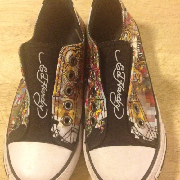 Ed Hardy girls sneakers - Picture 1 of 2