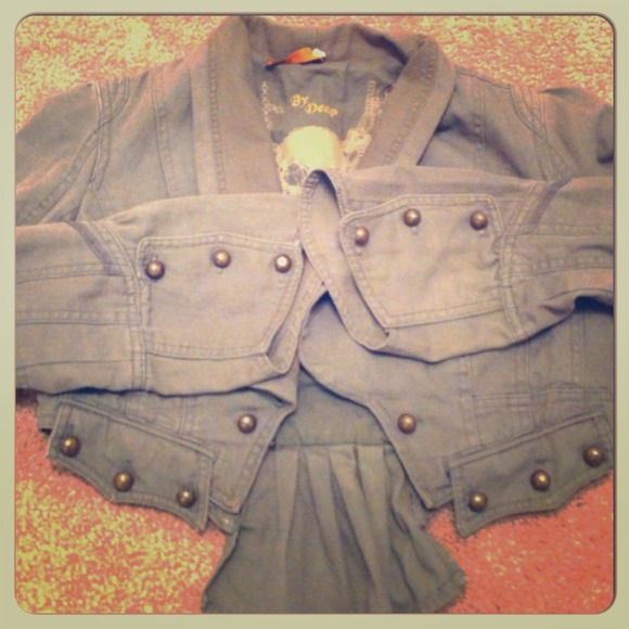 Deep Los Angeles Green Armour Styled Half Jacket