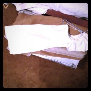 White one shoulder dress