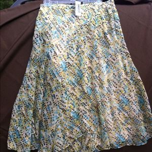 Jones of New York polka dotted skirt