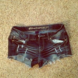 Short jean denim shorts