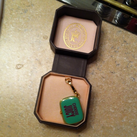 Juicy couture mint box charm !!