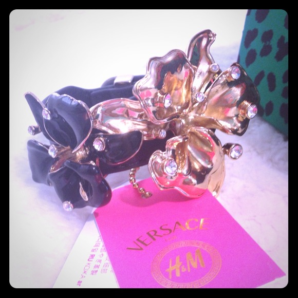 Versace for H&M Flower Metal Cuff