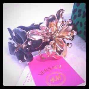 Versace for H&M Flower Metal Cuff