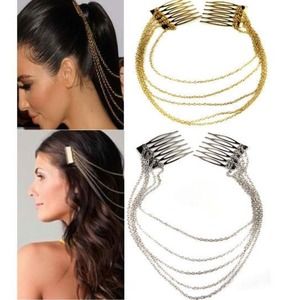 SILVER or GOLD head jewelry