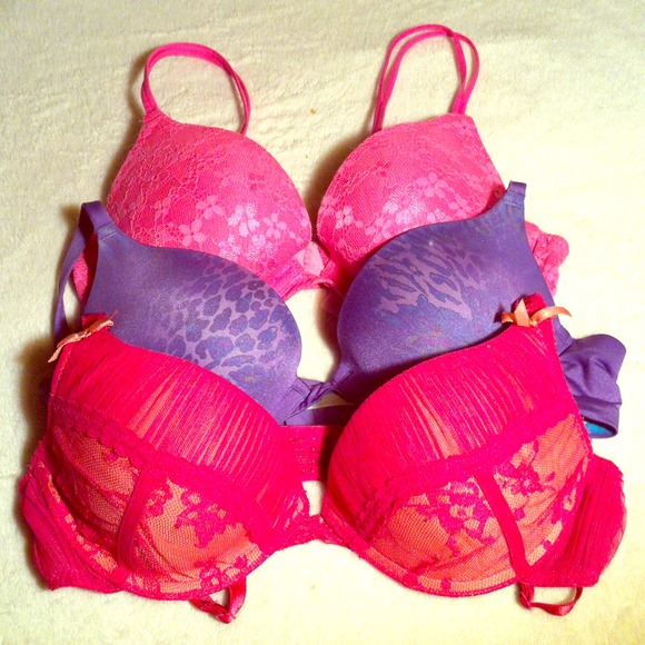❌SOLD❌ Pink and Purple Bra bundle