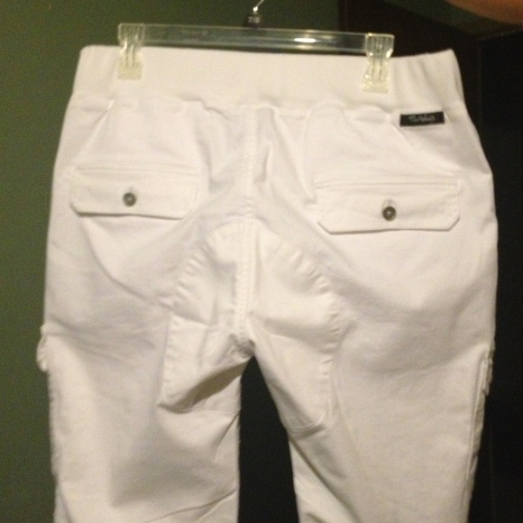 White  male pants Slim 36 waist - Picture 2 of 3