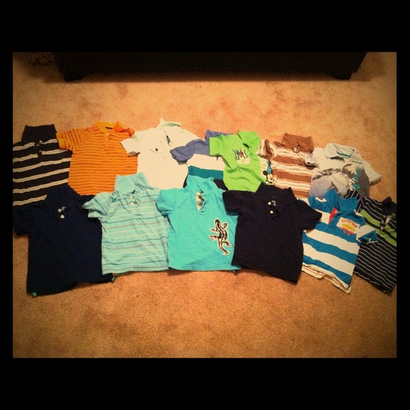 Toddler size 2T/3T polo's