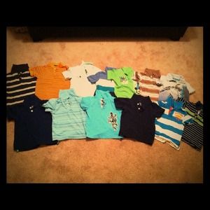 Toddler size 2T/3T polo's