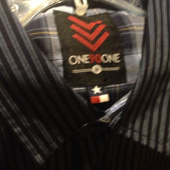 One 90 one slim fit male shirt - Picture 4 of 4