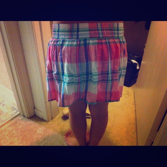 Plaid Skirt with Pockets