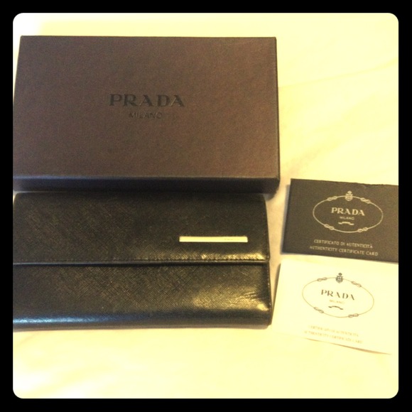 Black Prada wallet