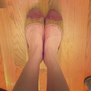 Enzo Angiolino Suede Ballet Flats