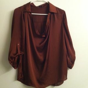 Vince copper dressy top