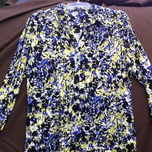 Beautiful and colorful button down shirt