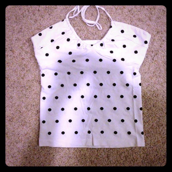 💟💟BEBE Polka Dot Halter Top 💟💟 Price Cut!!