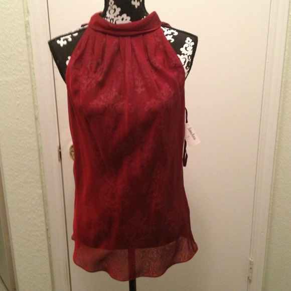 DKNY Beautiful sheer top new w/ tags size 12