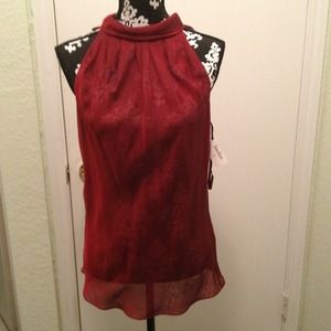 DKNY Beautiful sheer top new w/ tags size 12