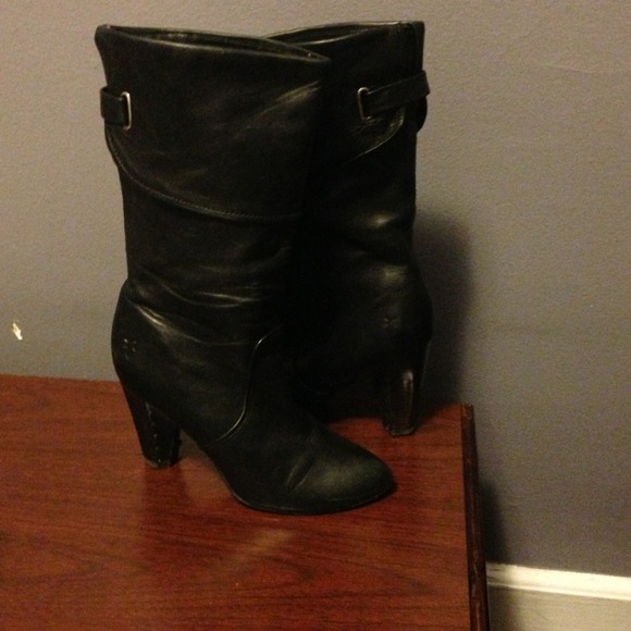 Frye Bethany Cuff Shortie leather boots - Picture 1 of 1