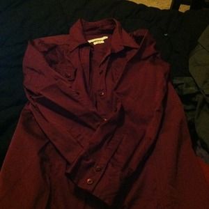 Red button up shirt! Only worn twice!