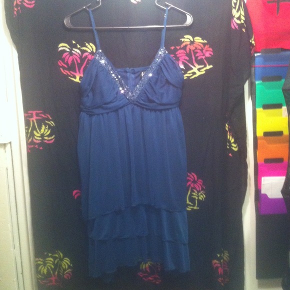 Blue dress great for special occasions