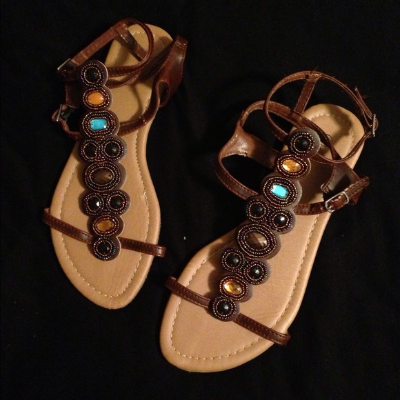 ❌SOLD❌in bundle Multi Colored Sandals