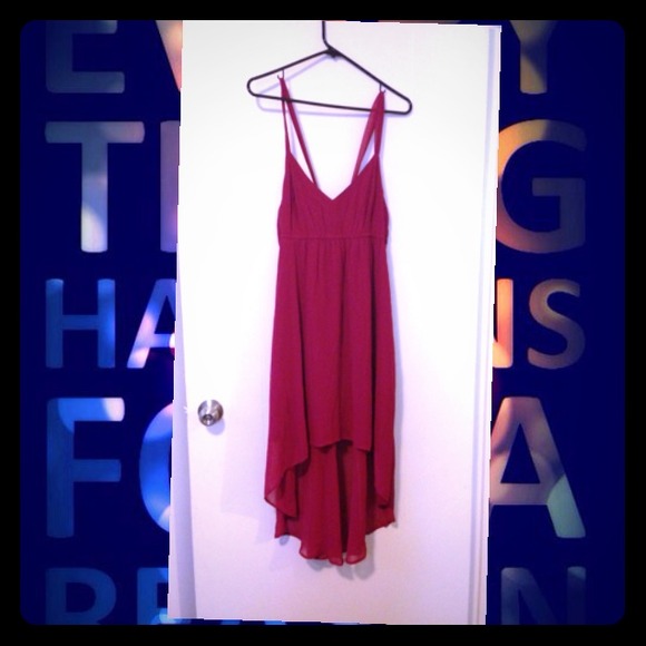 ❌SOLD❌Pink Hi-Low Dress