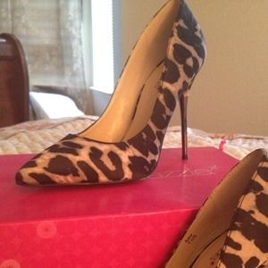 4inch leopard heels!