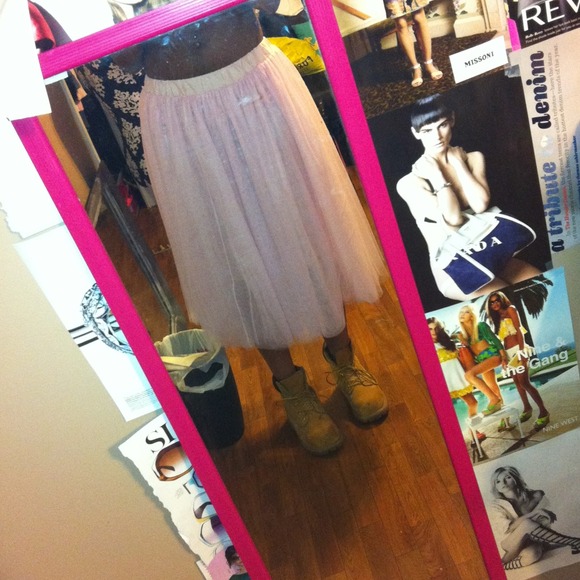 Baby Pink Tulle Skirt