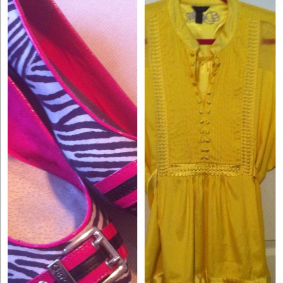 Bundle shoes & blouse💗