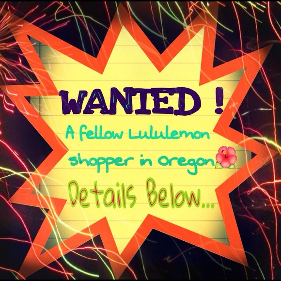 Lululemon Shopper NEEDED!