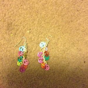 Peace earrings