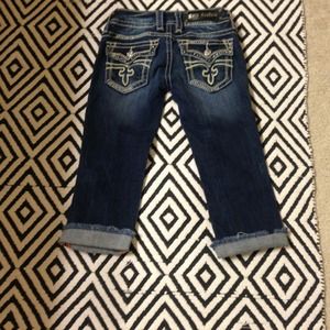 Rock and Revival crop jeans size 24.  Worn once.