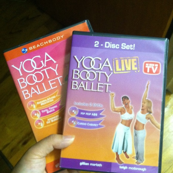 Yoga booty ballet 3 DVD cd collection. NO TRADES!!