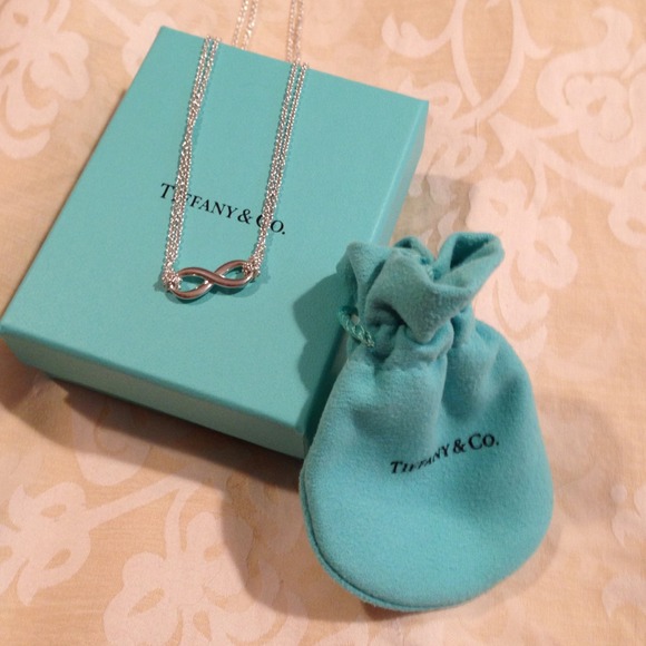Authentic! Silver Tiffany's infinity necklace