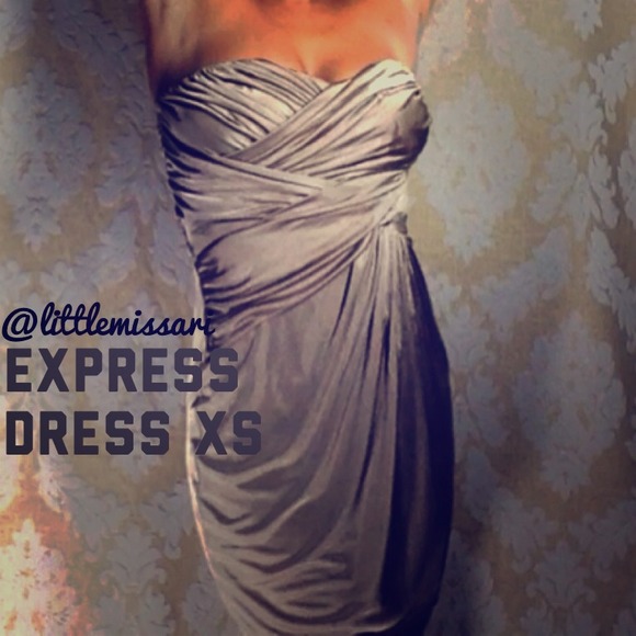 SOLD!! Metallic cocktail dress from Express