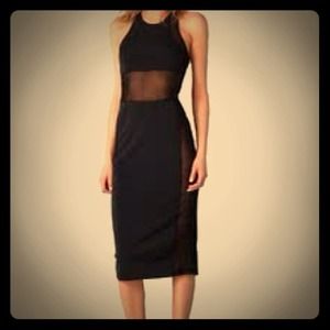 **JUST REDUCED** T by Alexander Wang Mesh Dress