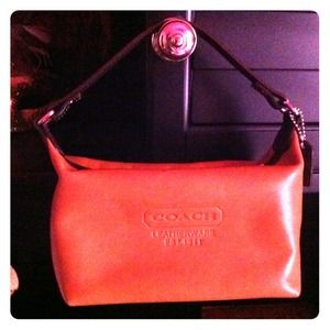 Coach handbag/makeup bag/clutch