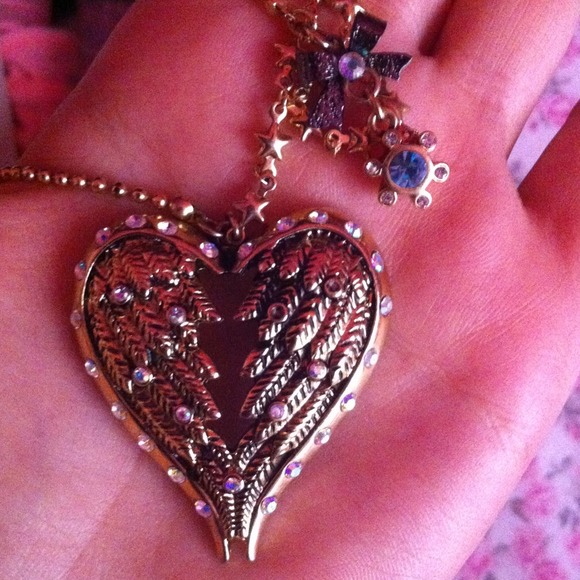 Betsey Johnson Jewelry - Betsy Johnson angel wing necklace