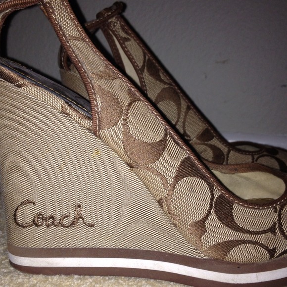 Coach Wedge Heels size 6